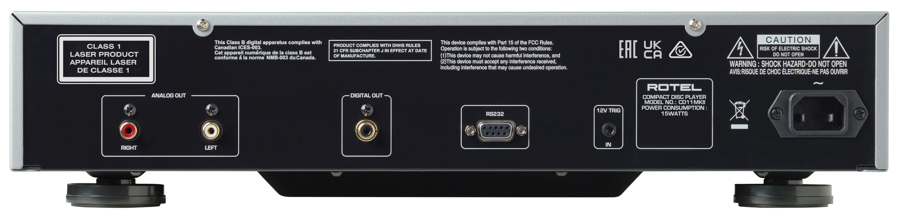 Rotel CD11MKII CD Player - Image 3